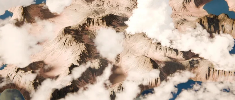 Clouds with Terrain